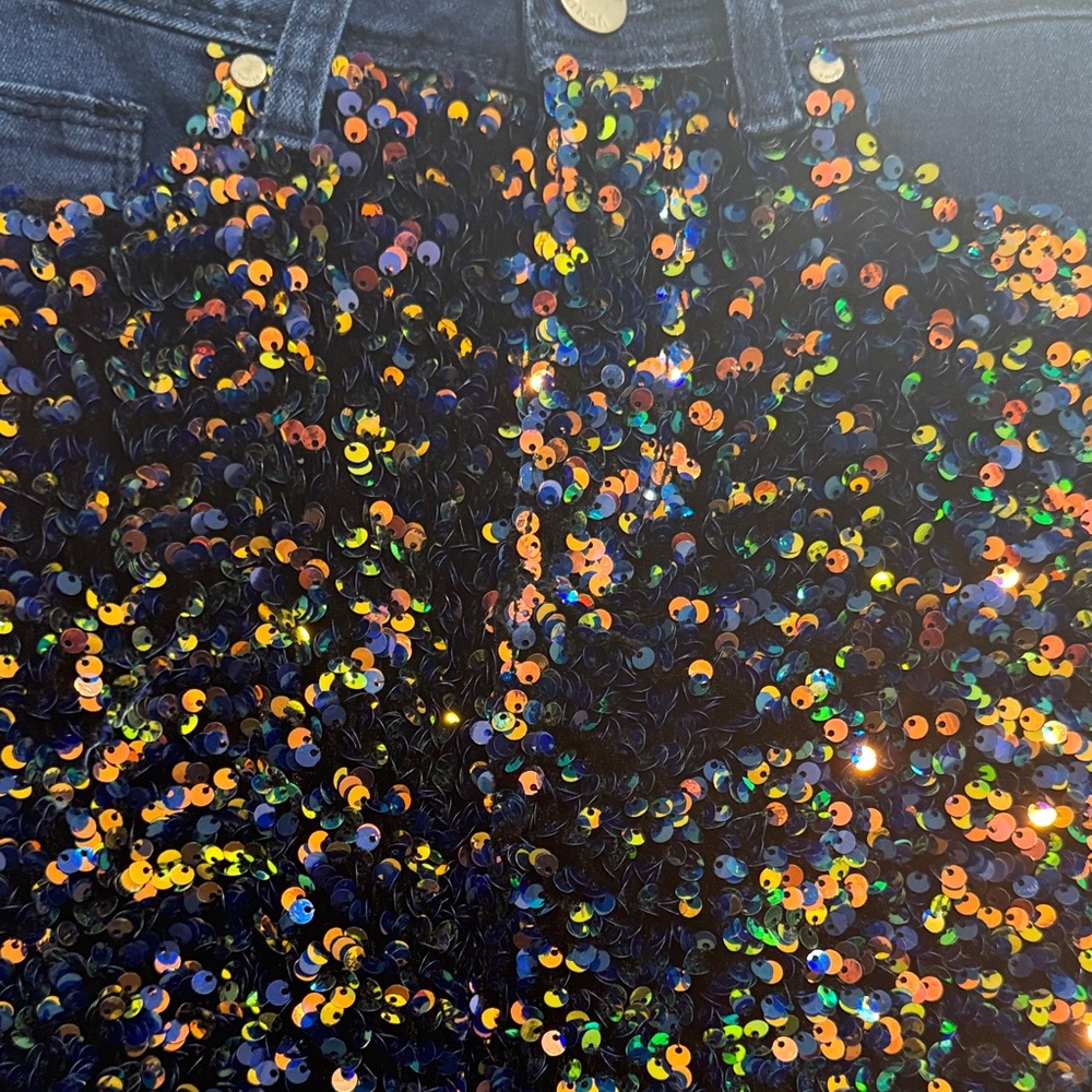 Sequin Embellished Jeans - Picture 4 of 4